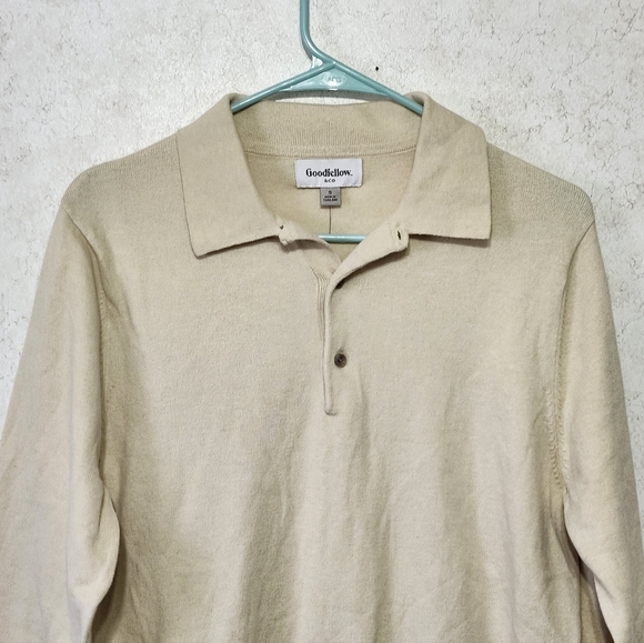 Goodfellow & Co Polo Collared Pullover Long Sleeve Sweater Casual Everyday Wear - Picture 2 of 10